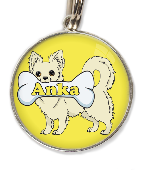 langharige-chihuahua-huisdierpenning-geel-1