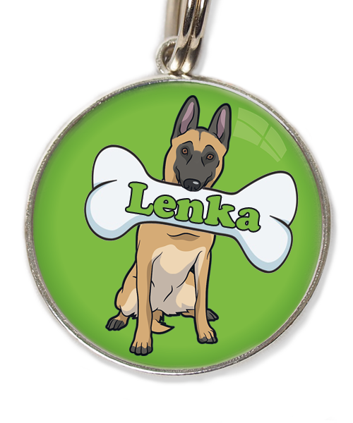 mechelaar-met-naam-been-huisdierpenning-groen