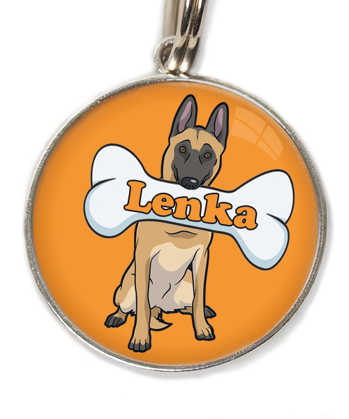 mechelaar-met-naam-been-huisdierpenning-oranje