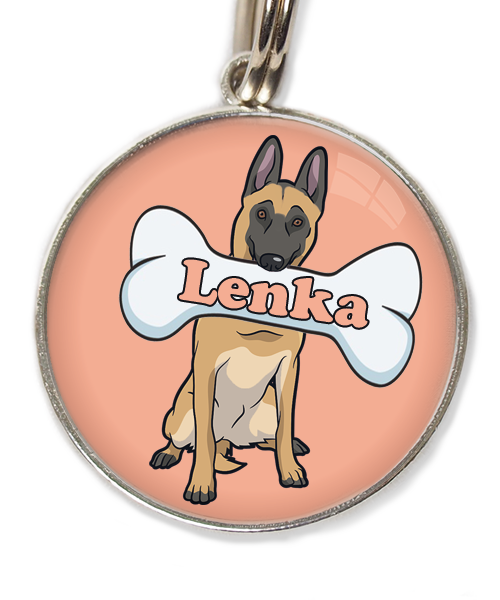 mechelaar-met-naam-been-huisdierpenning-peach