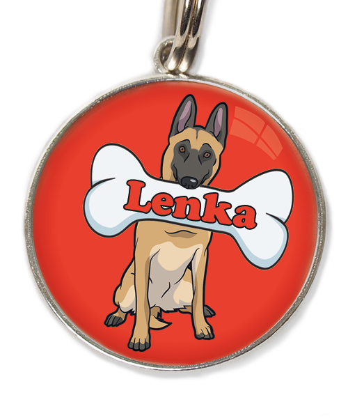 mechelaar-met-naam-been-huisdierpenning-rood