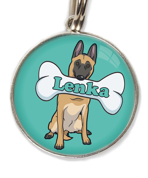 mechelaar-met-naam-been-huisdierpenning-turquoise