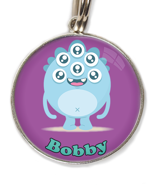 monster-blauw-met-naam-los-huisdierpenning-lilla