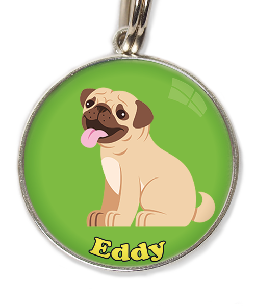 mopshond4-met-naam-los-huisdierpenning-groen