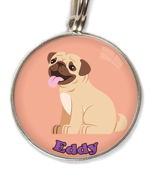 mopshond4-met-naam-los-huisdierpenning-peach