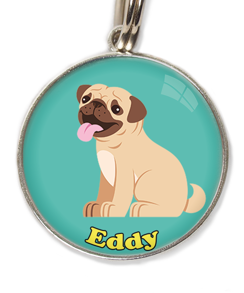 mopshond4-met-naam-los-huisdierpenning-turquoise