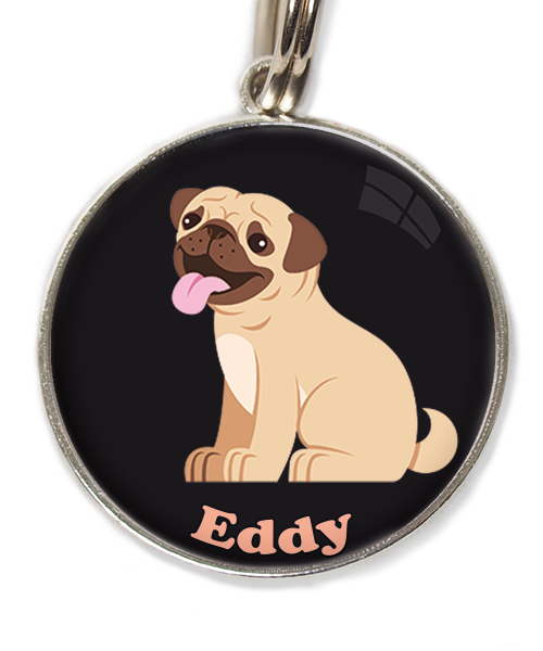 mopshond4-met-naam-los-huisdierpenning-zwart