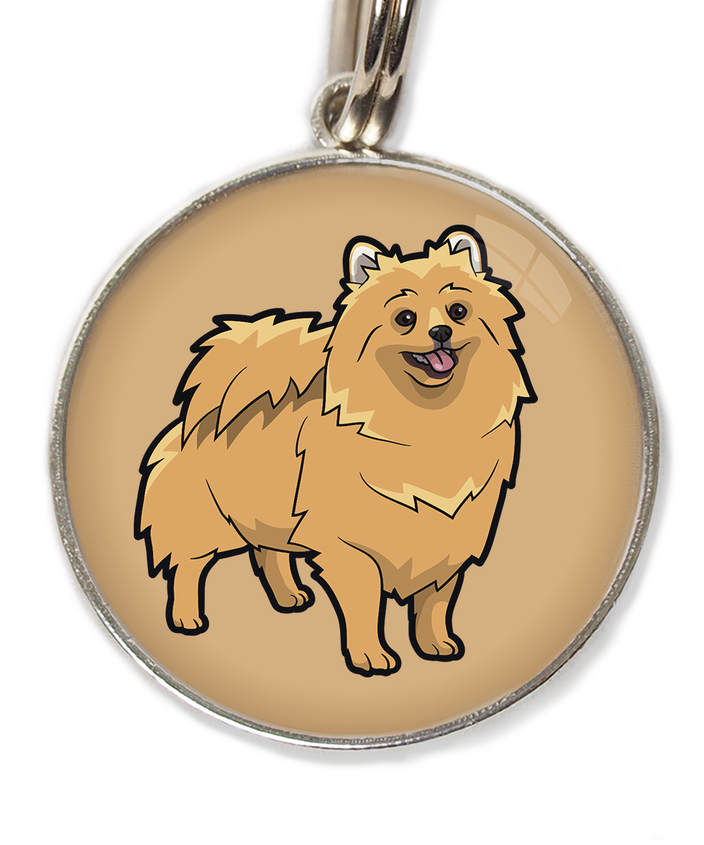 pomerian-huisdierpenning-beige
