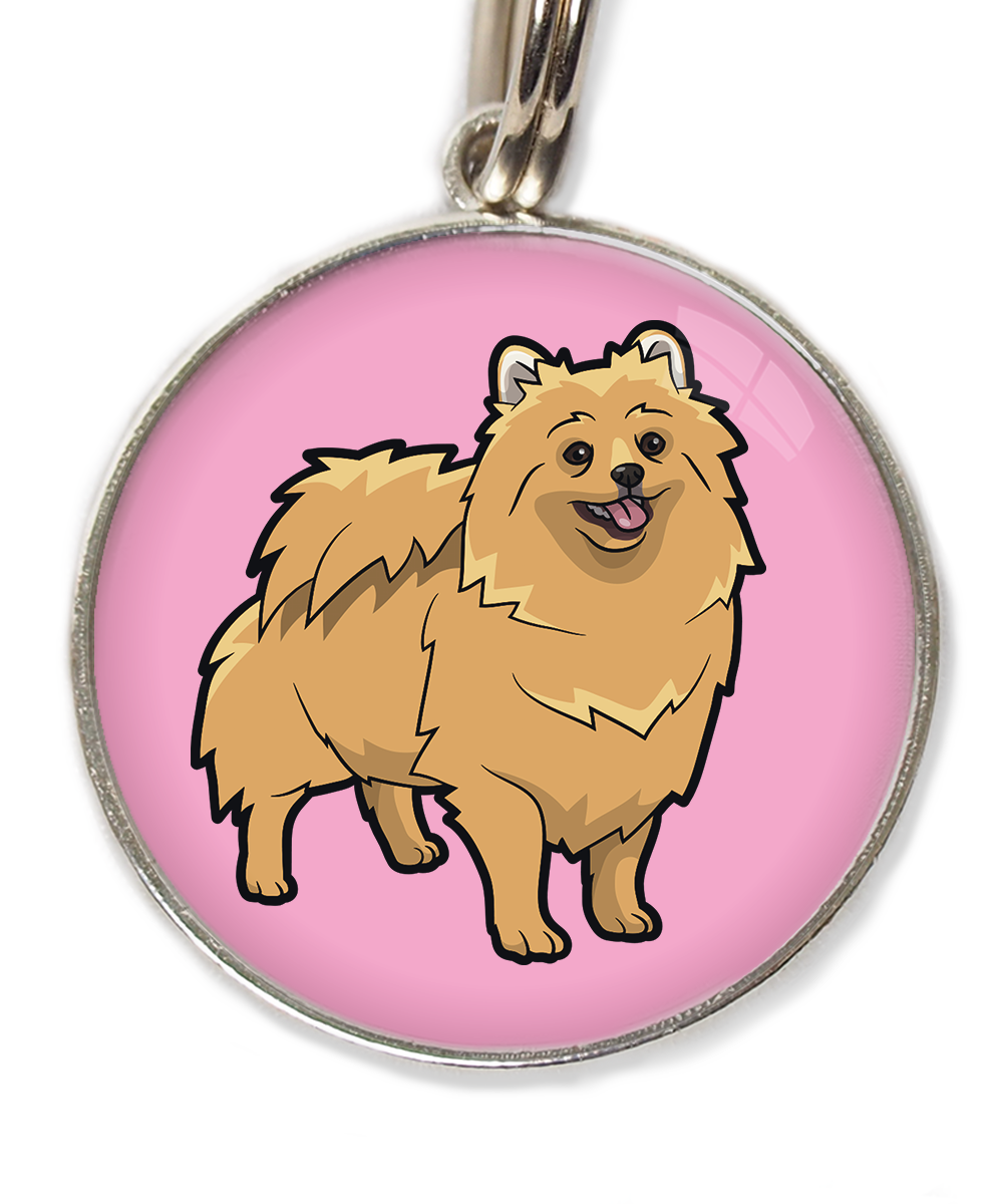 pomerian-huisdierpenning-lichtroos