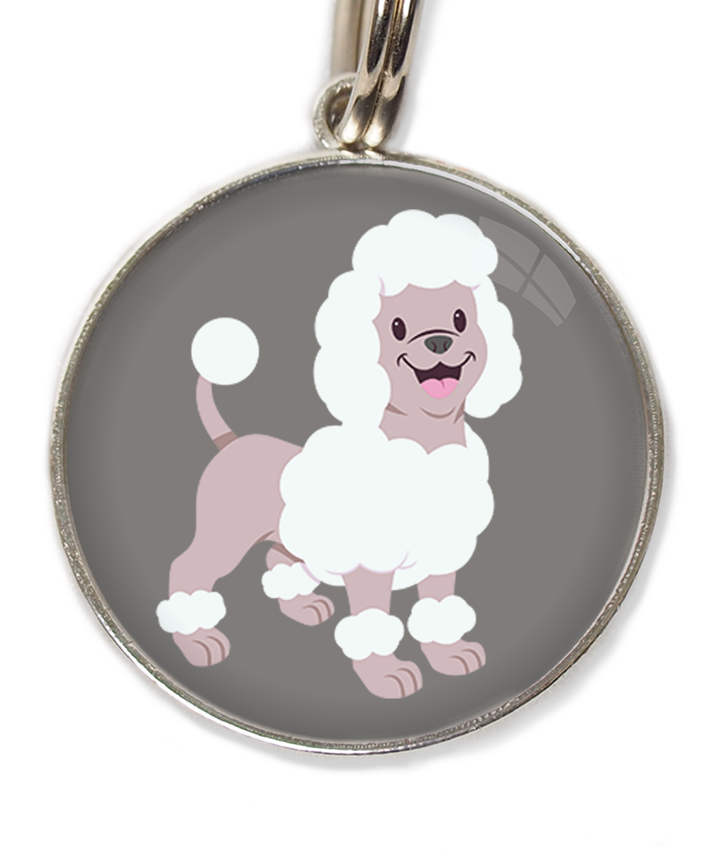 poodle-wit-huisdierpenning-lichtgrijs