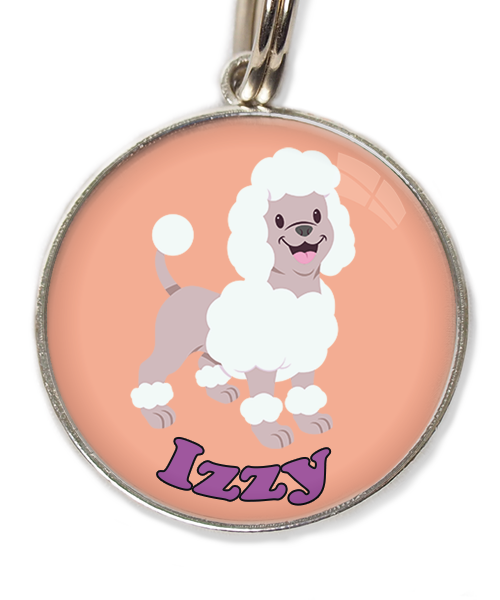 poodle-wit-met-naam-los-huisdierpenning-peach