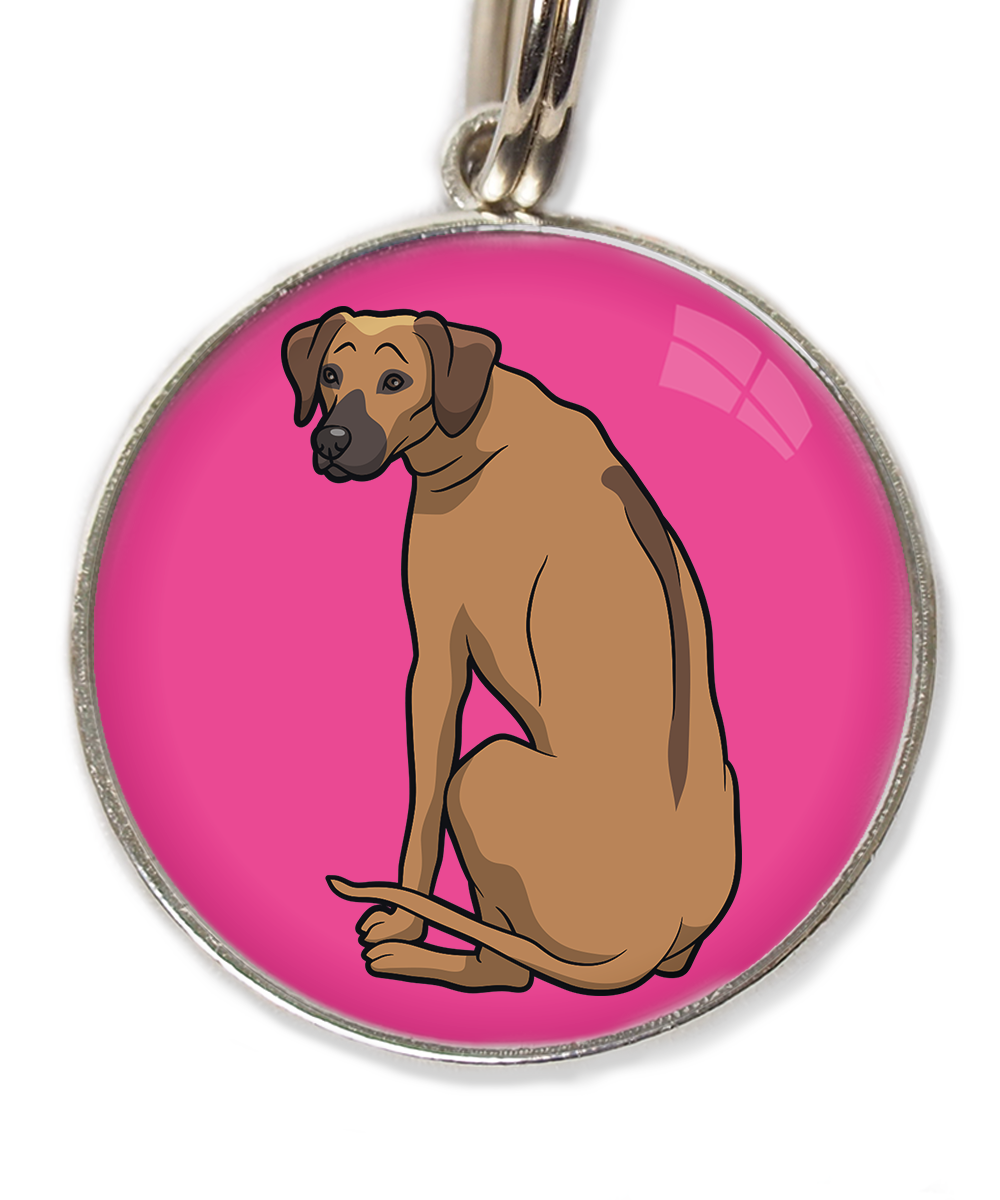 ridgeback-huisdierpenning-fushia