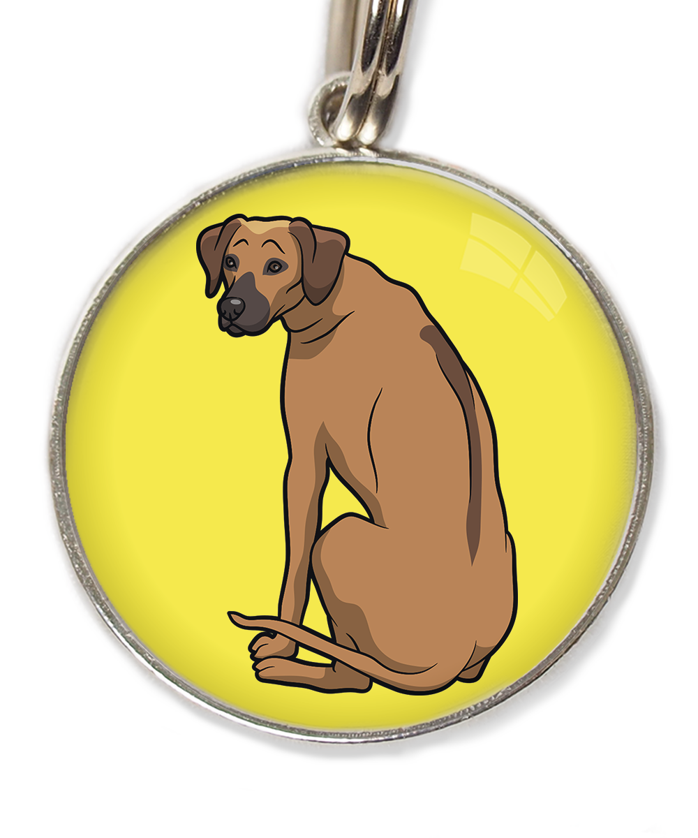 ridgeback-huisdierpenning-geel