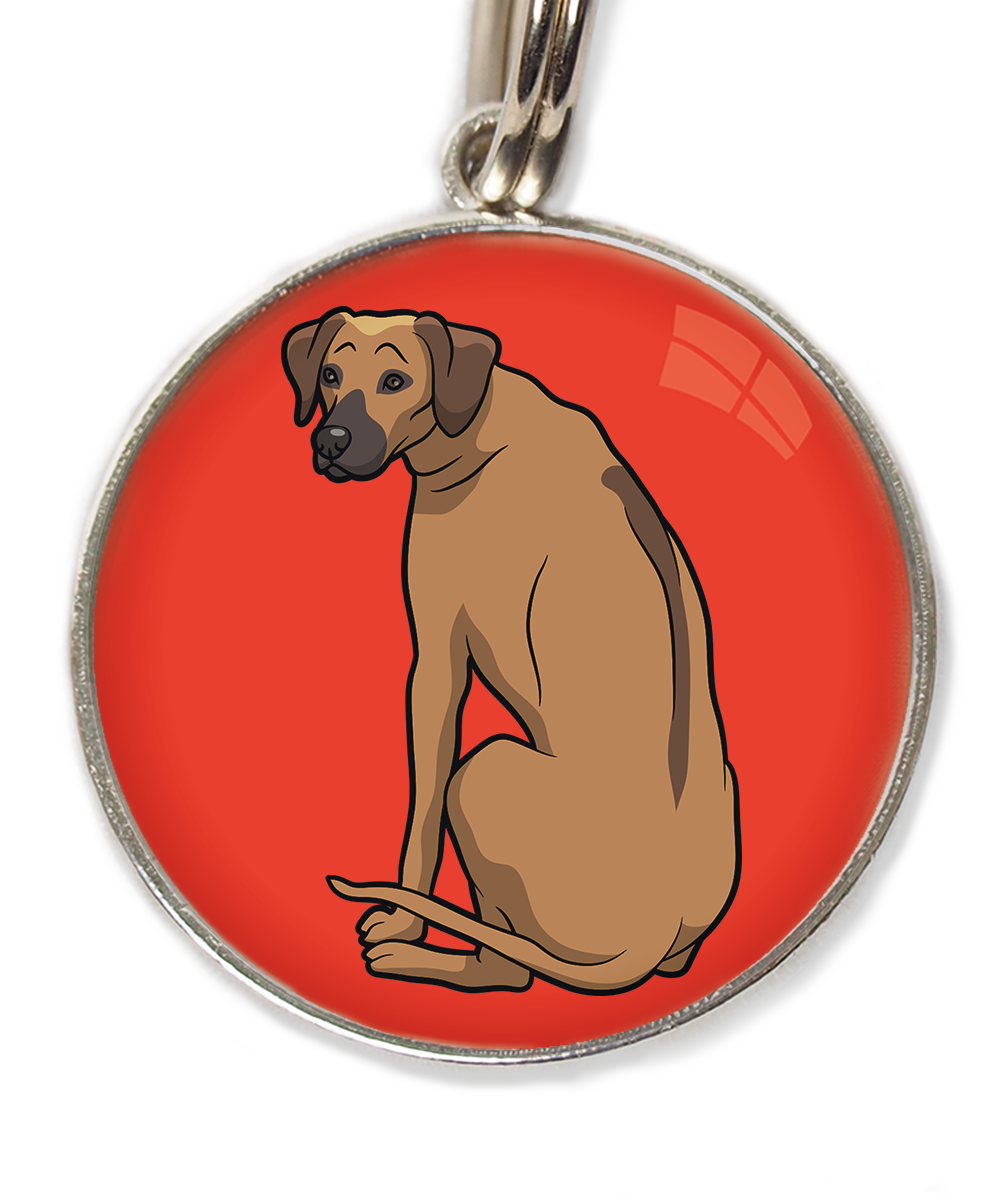 ridgeback-huisdierpenning-rood