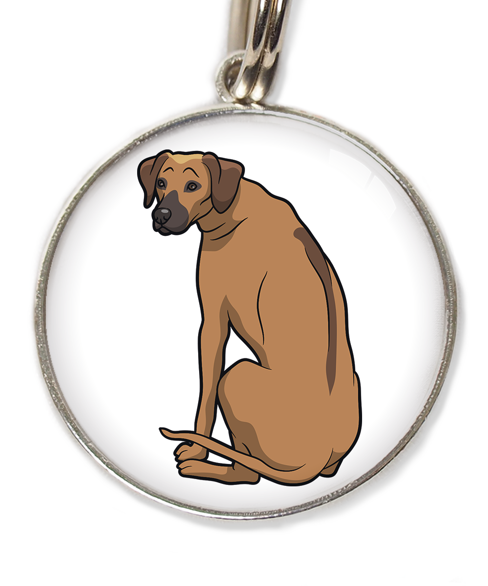 ridgeback-huisdierpenning-wit