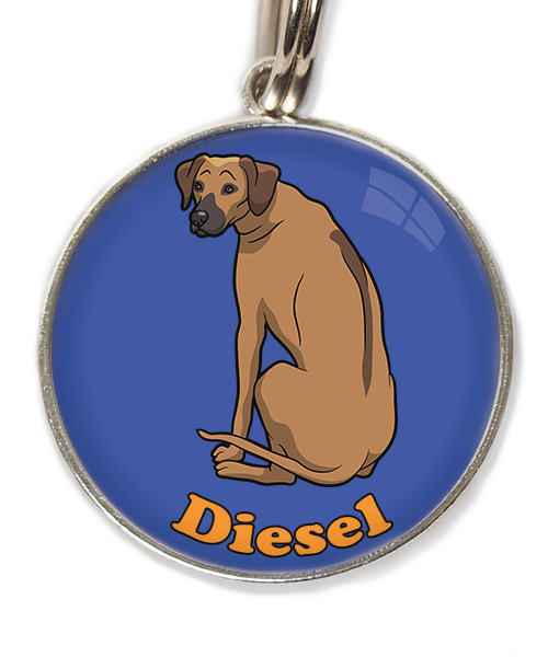 ridgeback-met-naam-los-huisdierpenning-blauw