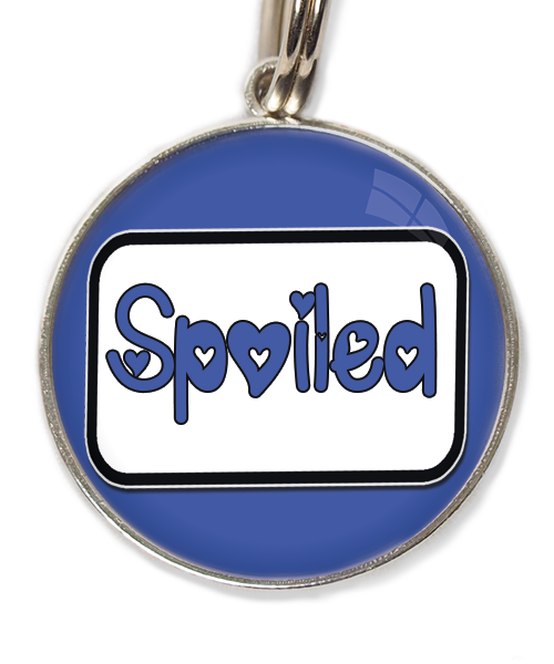 spoiled-huisdierpenning-blauw