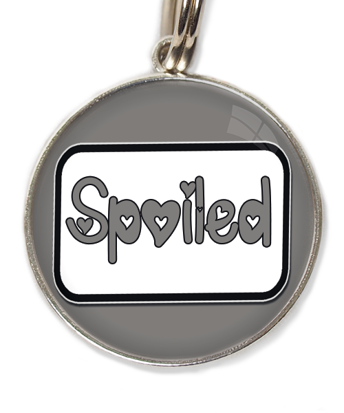 spoiled-huisdierpenning-lichtgrijs