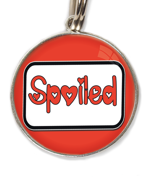 spoiled-huisdierpenning-rood