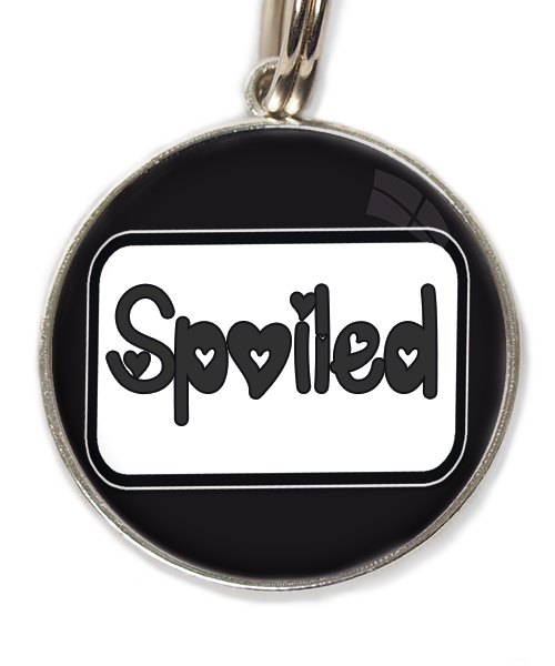 spoiled-huisdierpenning-zwart