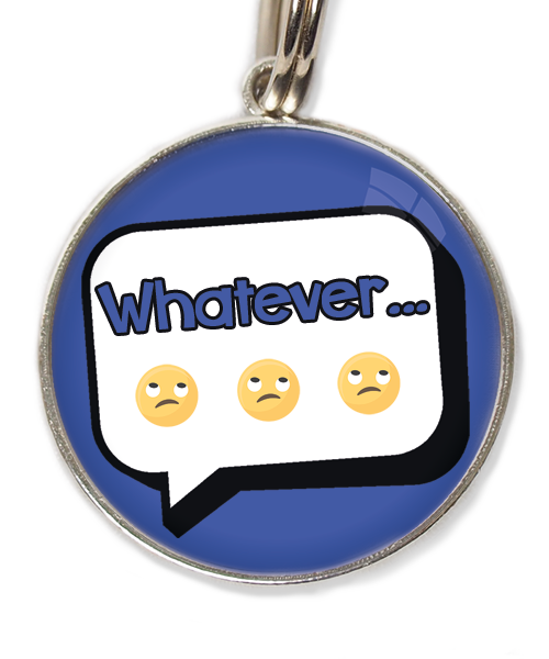 whatever-huisdierpenning-blauw