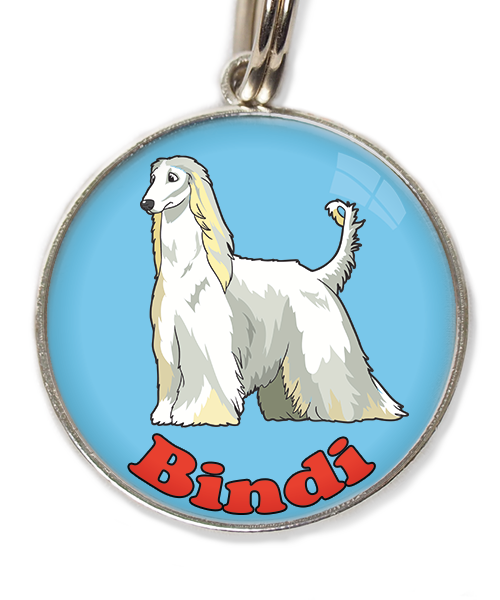 afgaanse-windhond-met-naam-los-huisdierpenning-lichtblauw