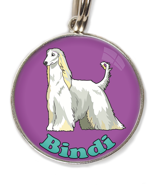 afgaanse-windhond-met-naam-los-huisdierpenning-lilla