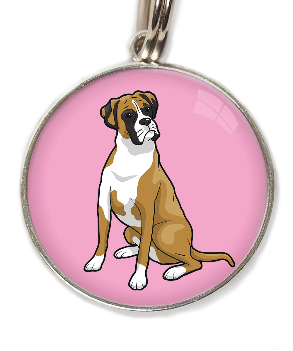 boxer-huisdierpenning-lichtroos