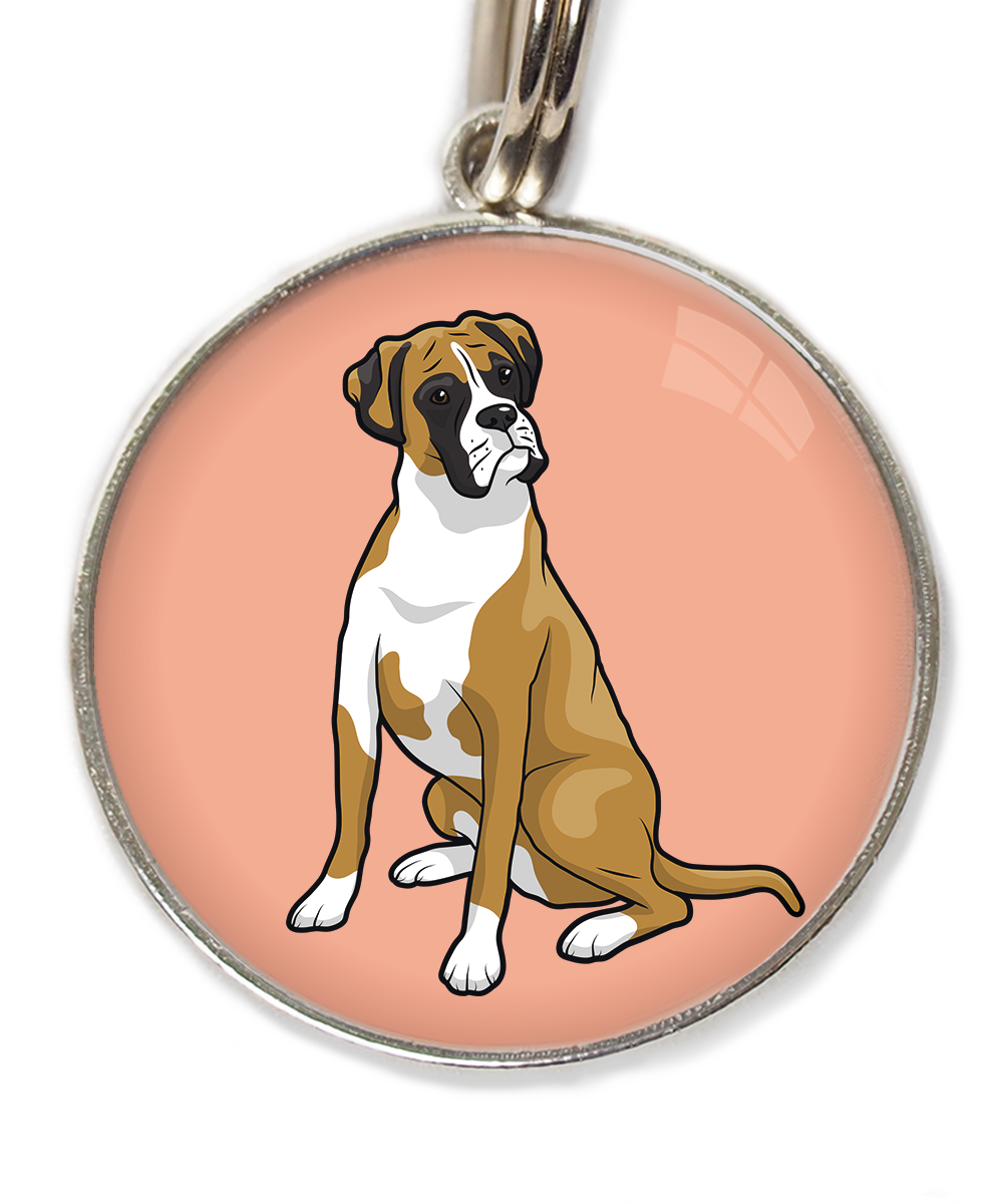 boxer-huisdierpenning-peach
