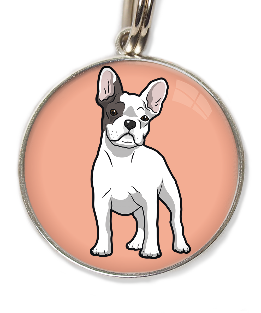 franse-bulldog-huisdierpenning-peach