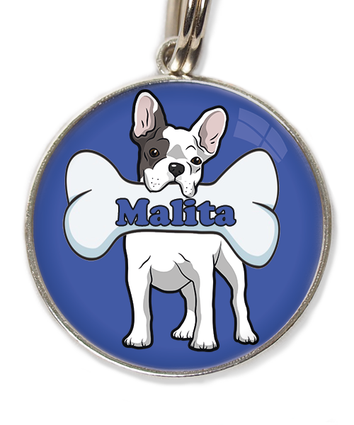 franse-bulldog-met-naam-been-huisdierpenning-blauw