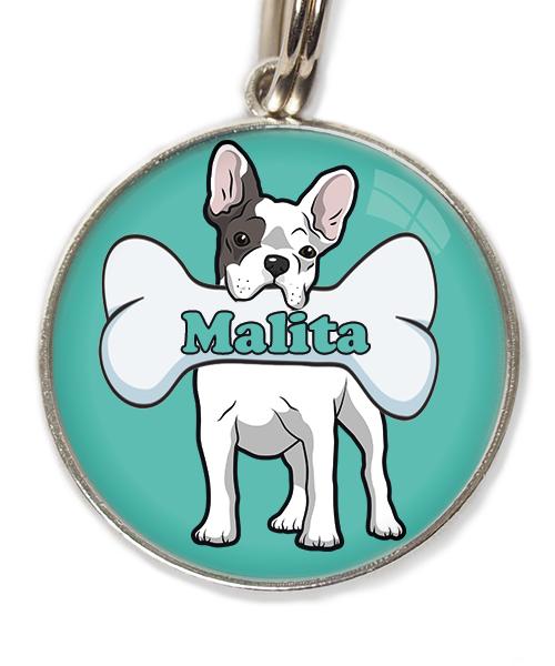franse-bulldog-met-naam-been-huisdierpenning-turquoise