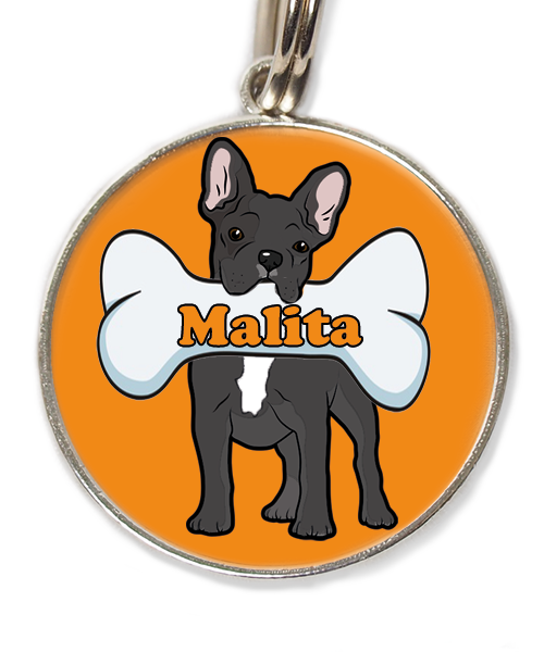 franse-bulldog-met-witte-borst-met-naam-been-huisdierpenning-oranje