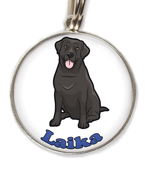 labrador-2-met-naam-los-huisdierpenning-wit