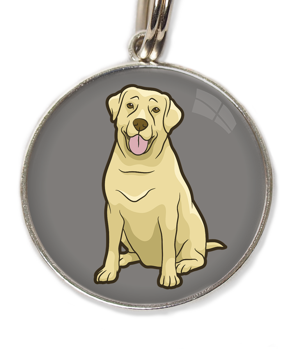 labrador-beige-2-huisdierpenning-lichtgrijs