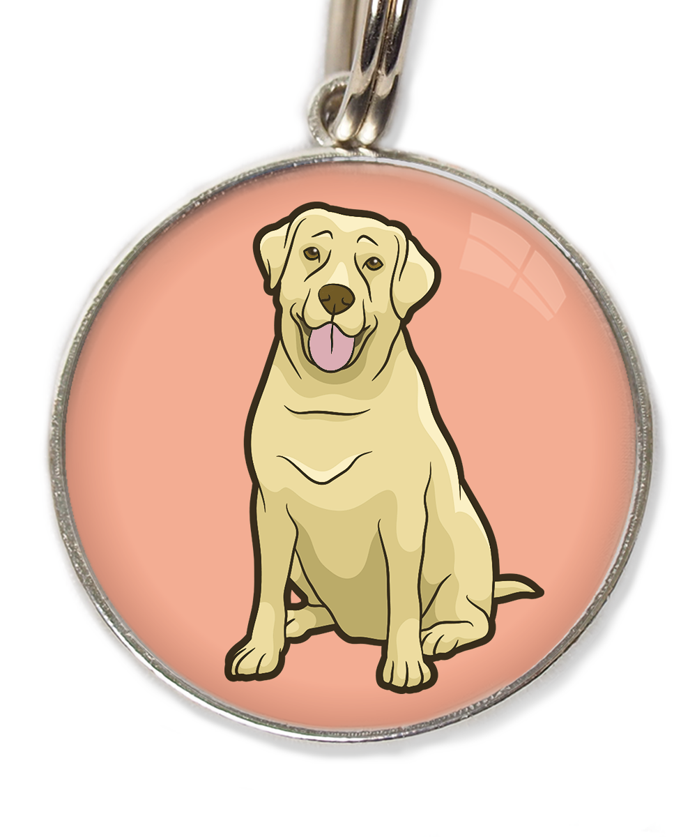 labrador-beige-2-huisdierpenning-peach