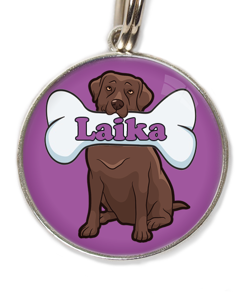 labrador2-bruin-met-naam-been-huisdierpenning-lilla