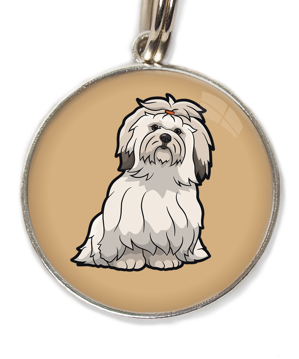 lhasa-apso-huisdierpenning-beige