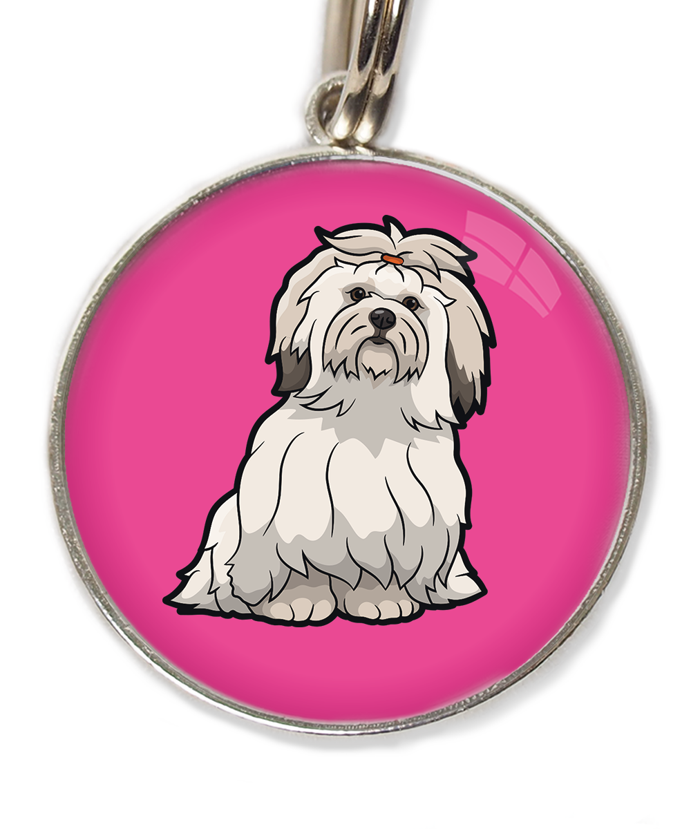 lhasa-apso-huisdierpenning-fushia