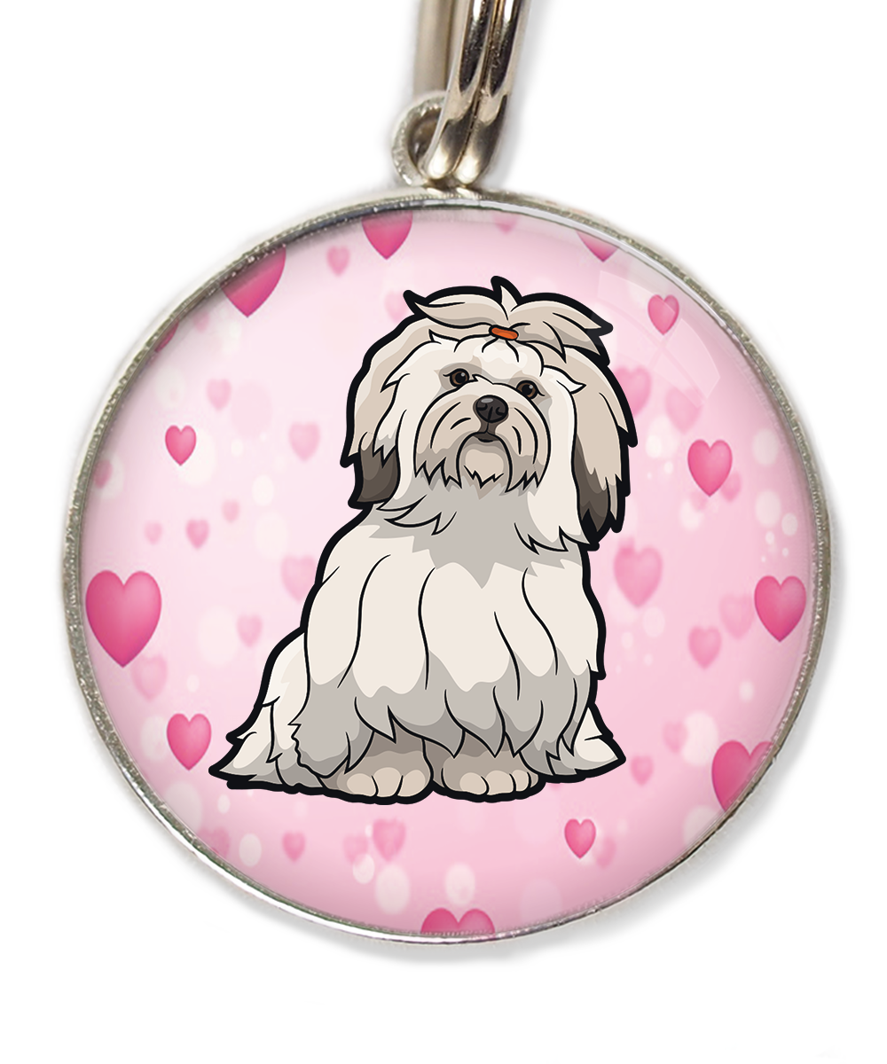 lhasa-apso-huisdierpenning-hartjes