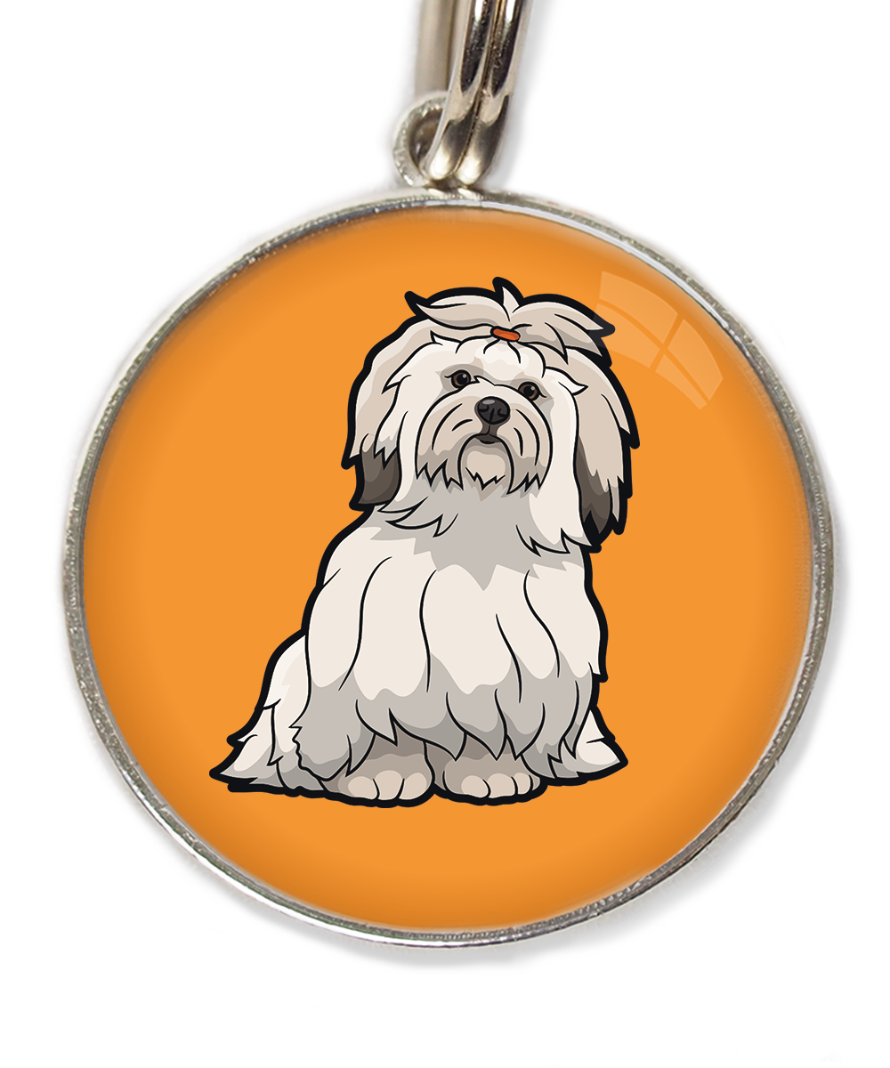 lhasa-apso-huisdierpenning-oranje