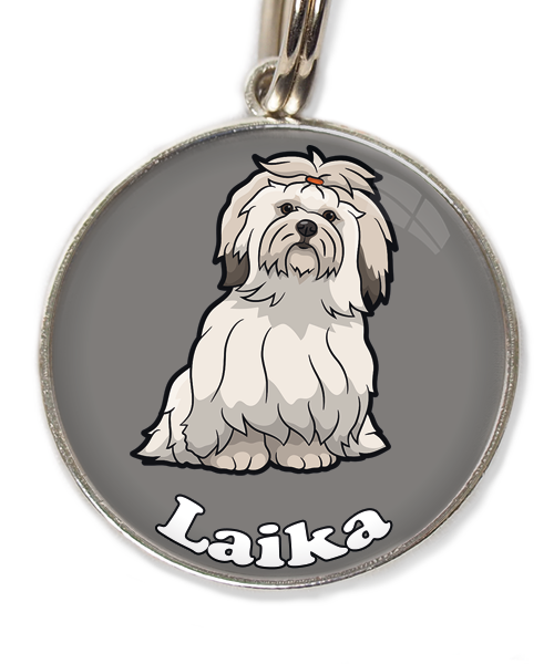 lhasa-apso-met-naam-los-huisdierpenning-lichtgrijs