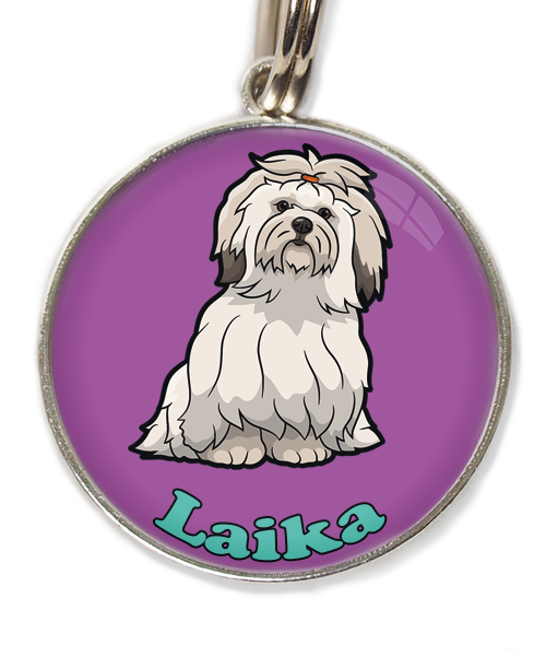 lhasa-apso-met-naam-los-huisdierpenning-lilla