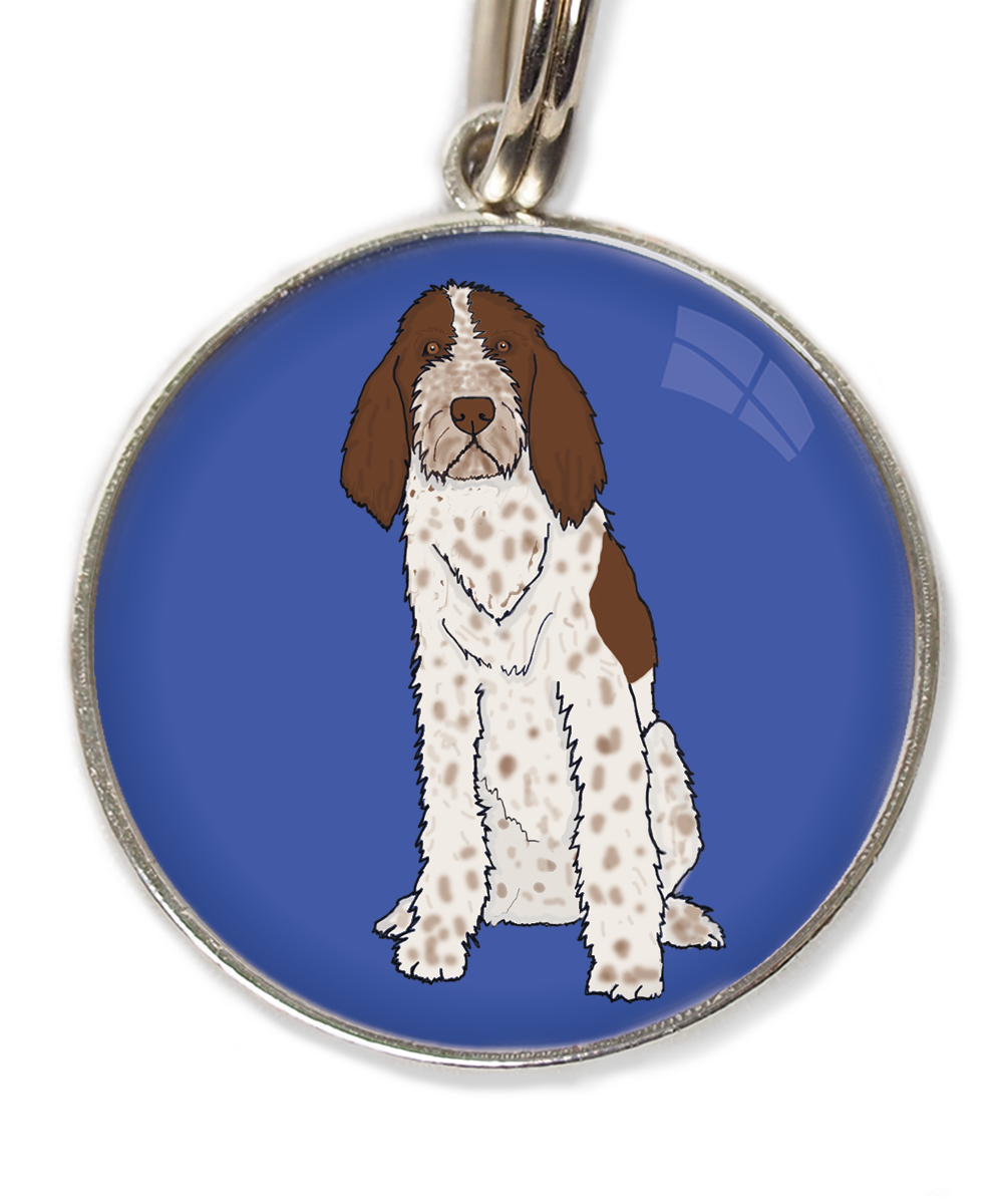 spinone-italiano-huisdierpenning-blauw
