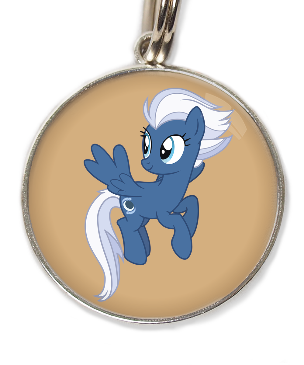 unicorn-blauw-wit-huisdierpenning-beige