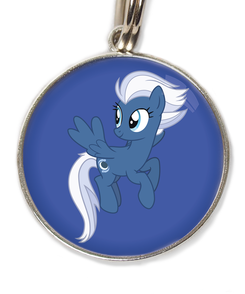 unicorn-blauw-wit-huisdierpenning-blauw