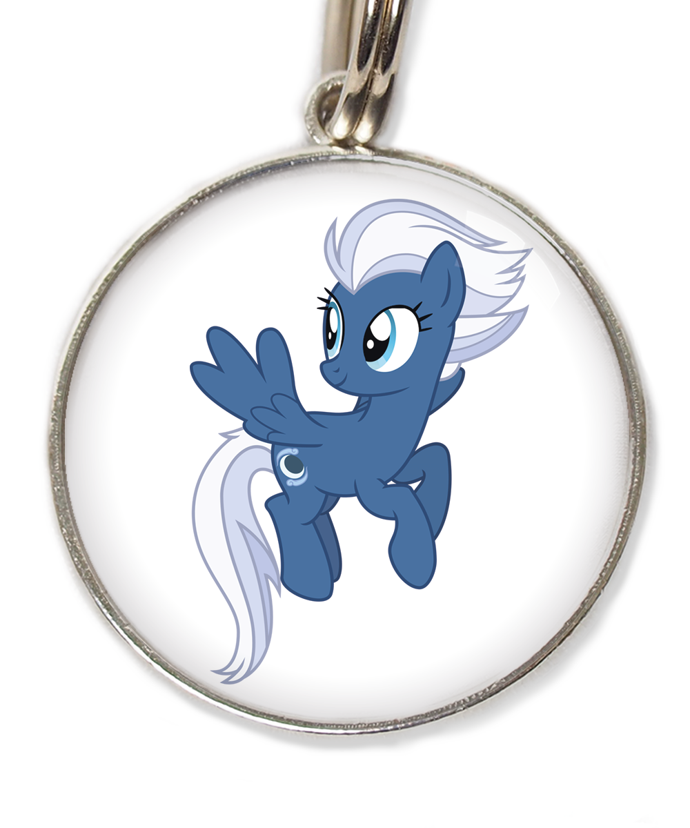 unicorn-blauw-wit-huisdierpenning-wit