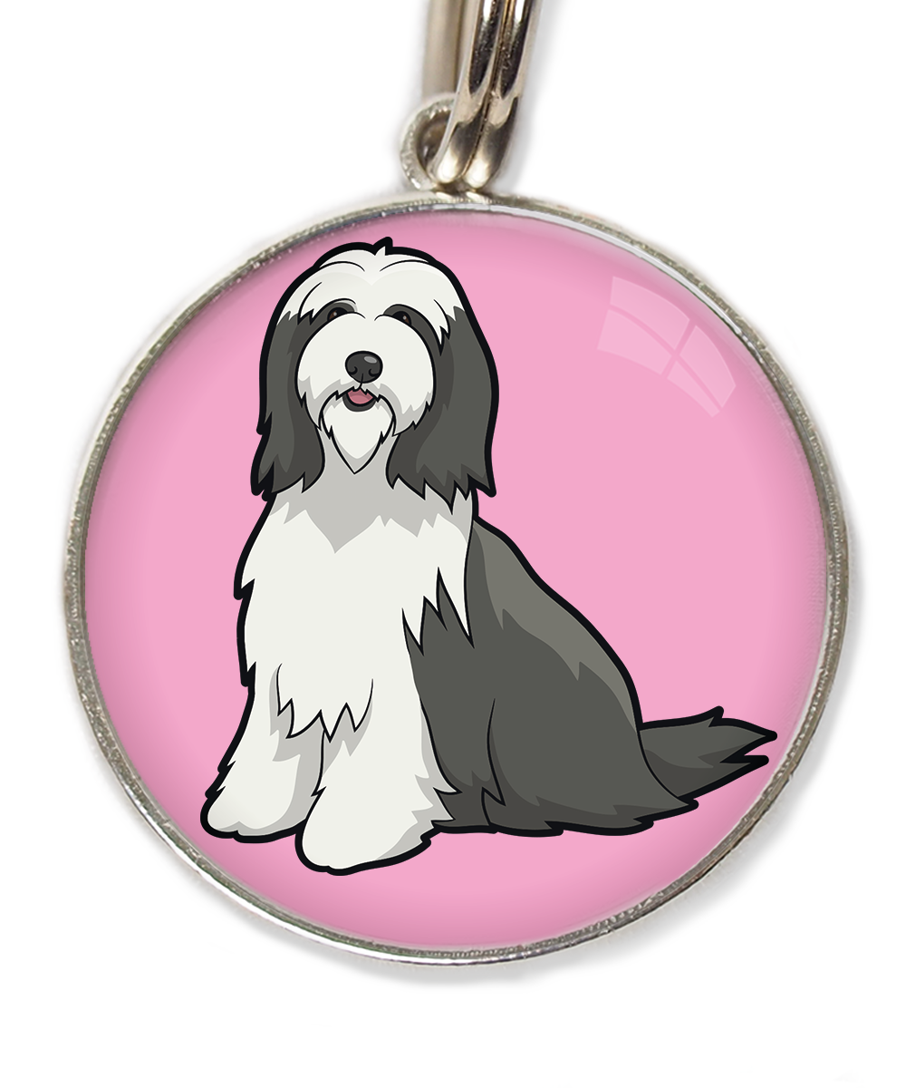 bearded-collie-huisdierpenning-lichtroos