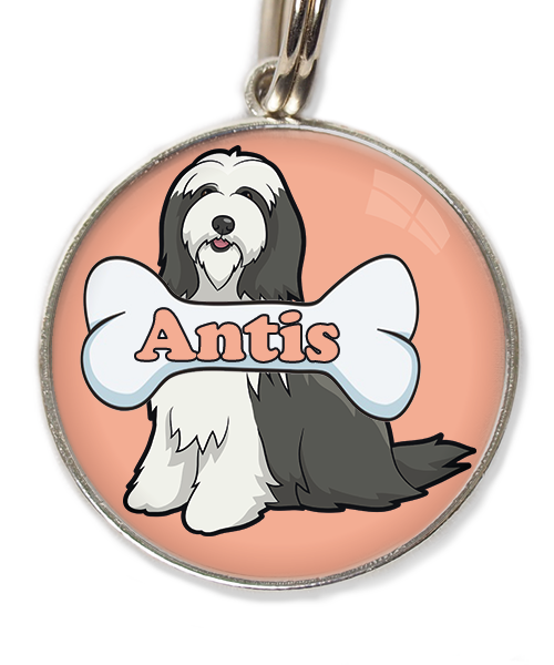 bearded-collie-met-naam-been-huisdierpenning-peach