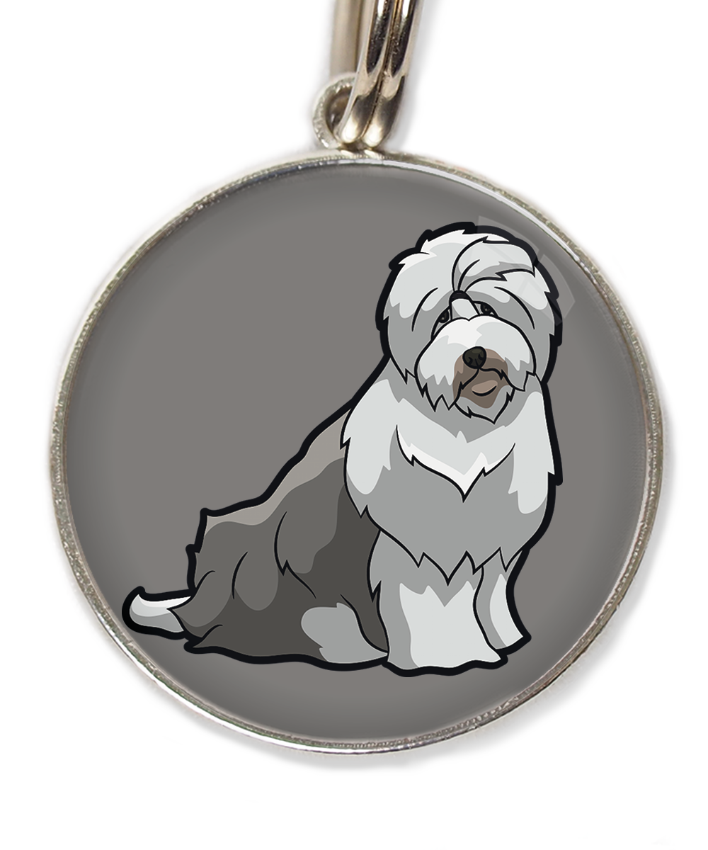 bobtail-huisdierpenning-lichtgrijs